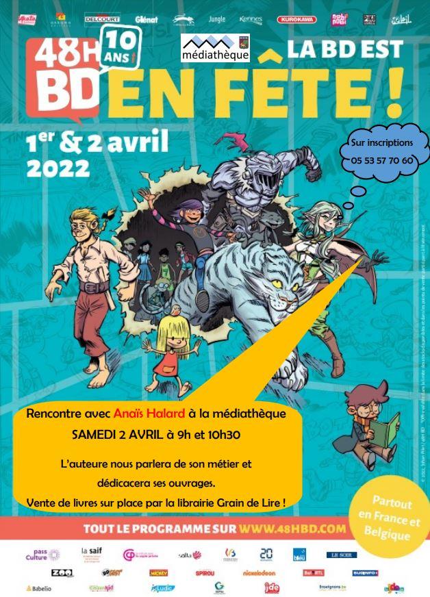 48h de la bd affiche