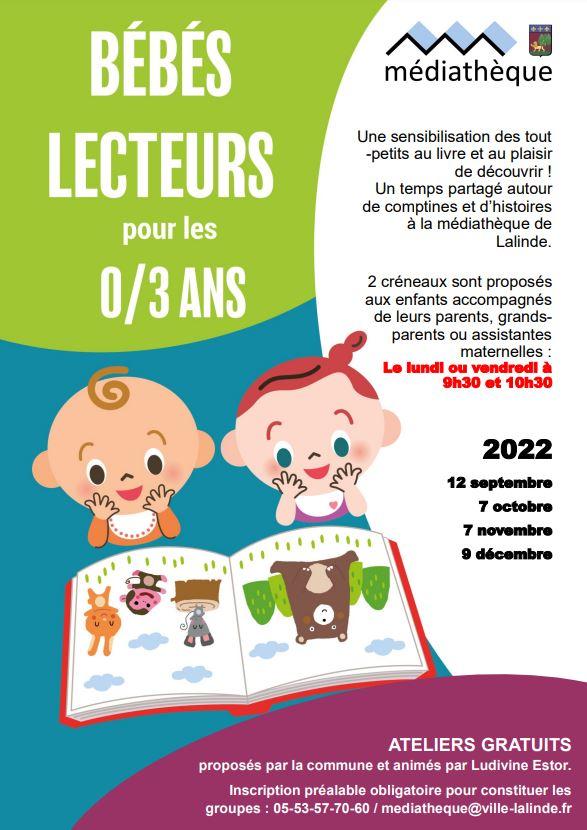 Affiche bebes lecteurs 2022 2023