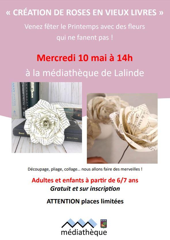 Atelier roses en livre