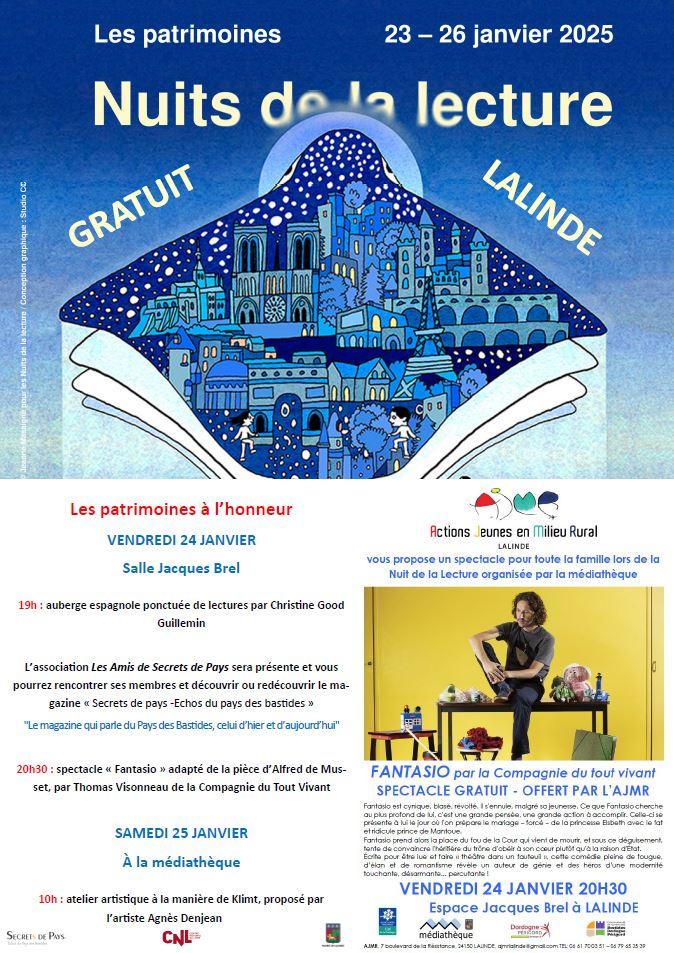 Les nuits de la lecture 2025 a lalinde