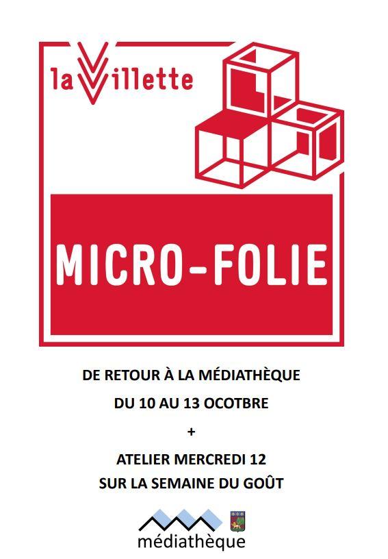 Micro folie et semaine du gout